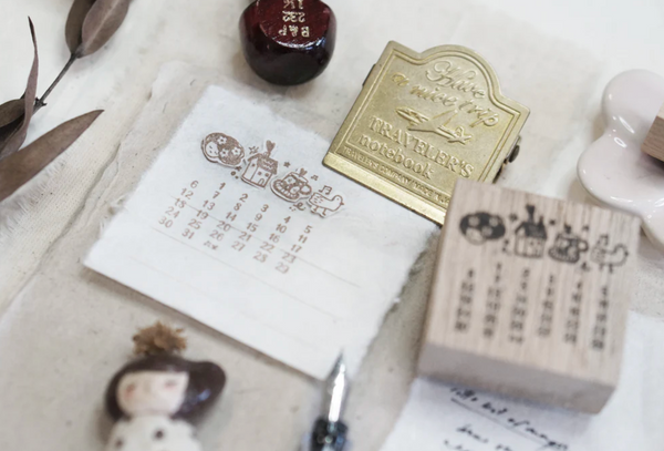 Black Milk Project This Moment - Dates (L) Rubber Stamp