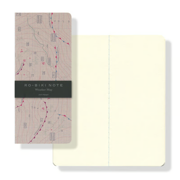 RO-BIKI NOTE Weather Map | Yamamoto Paper