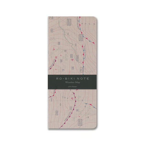 RO-BIKI NOTE Weather Map | Yamamoto Paper