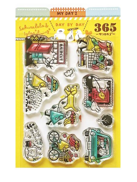 Sakuralala - 365 : My Day 2 | Clear Stamp Set Day By Day Series