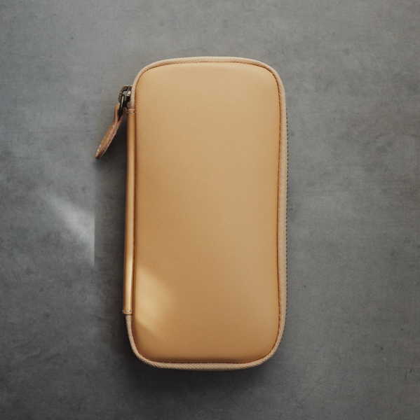 6 Pens Leather Zip Pen Case by &Liebe Made in Japan Tochigi Leather