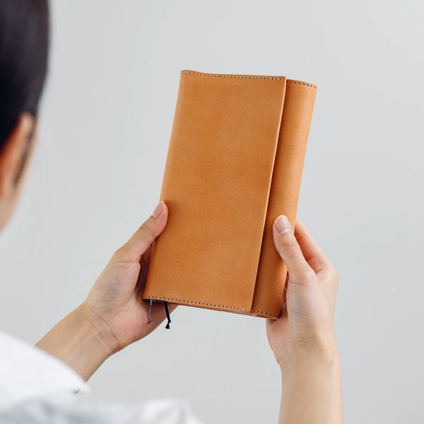 Hobonichi Weeks + MEGA Weeks Leather Notebook cover by &Liebe Made in Japan Tochigi Leather