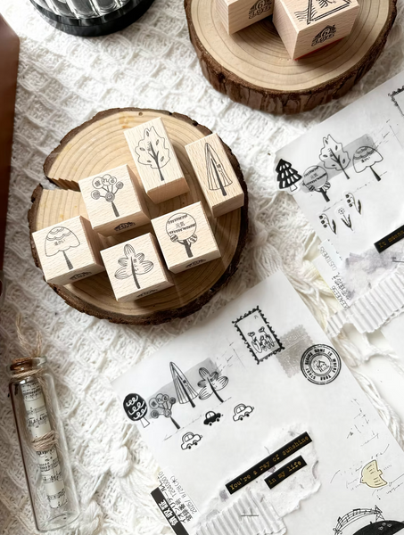 Chapter 1: Emotional Trees Rubber stamps - Of6withlove [Various Designs Available]