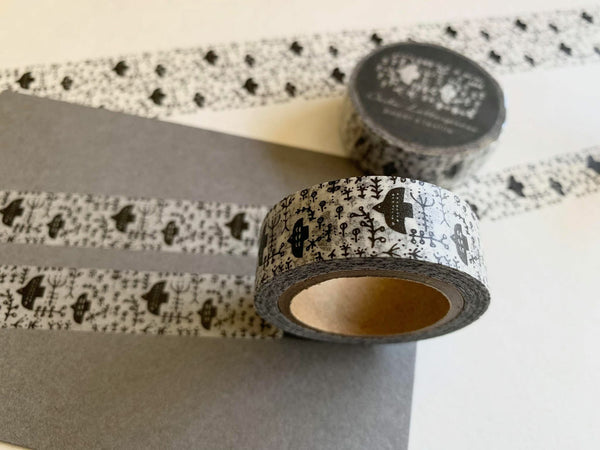 OEDA Letterpress Masking tape [くろのとり]