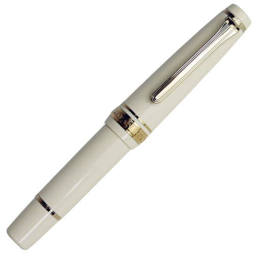SAILOR Fountain Pen Professional Gear Slim Mini Gold Fountain Pen - Ivory - B（11-1303-617）