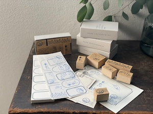 OEDA Letterpress - Rubber Stamp Set - Standard