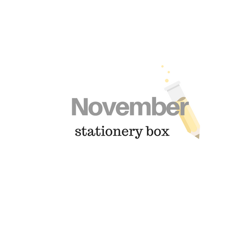 November 2020 Stationery Box *Not Subscription*