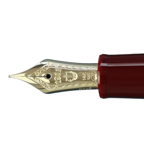 SAILOR Fountain Pen Professional Gear Slim Mini Gold Fountain Pen - Maroon - MF（11-1303-332）