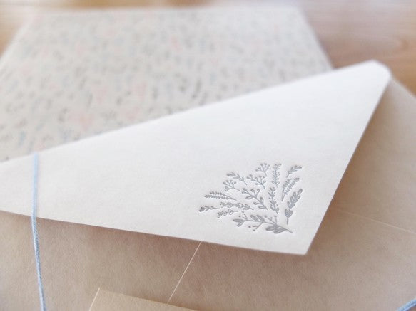 OEDA Letterpress Letter Set - Botanical