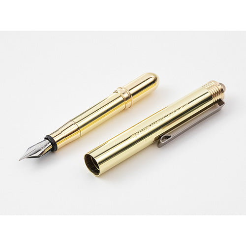 Traveler's Company Brass Fountain Pen - Fine Nib