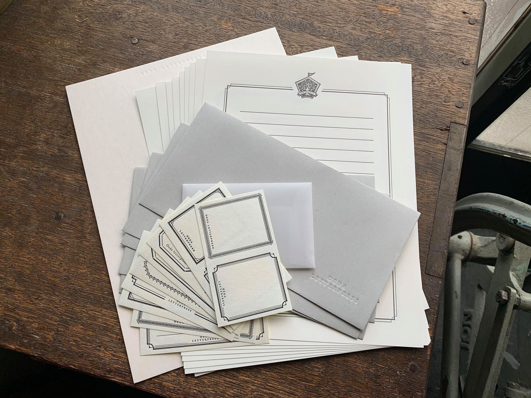 OEDA Letterpress Letter Set - Frame
