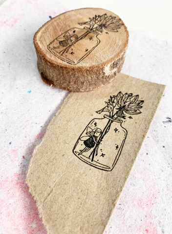 Black Milk Project Rubber Stamp - Bloom Fairy BMP948