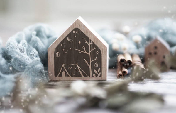 Black Milk Project Rubber Stamp - Home Series Night Camp BMP134