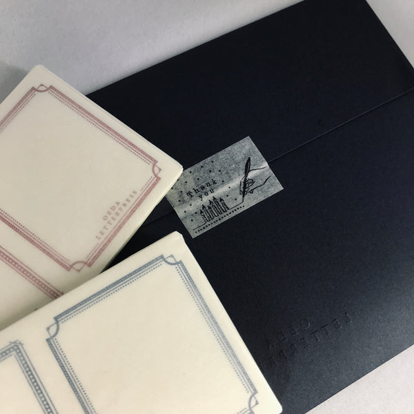 OEDA Original Letterpress Sticker Pack or Set（2 variants）
