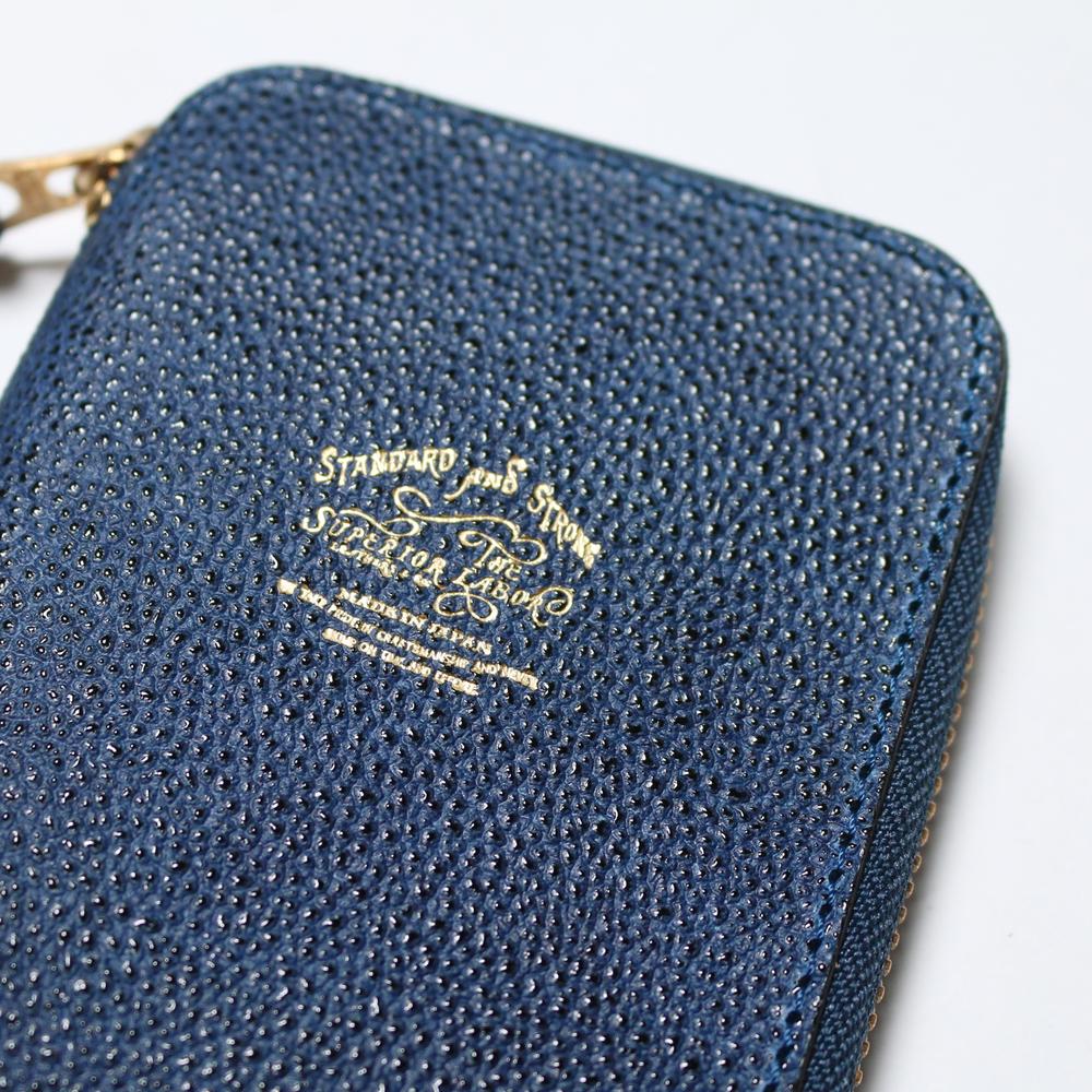 The Superior Labor KUROZAN Zip Pen Case- Black & Indigo TSL SL316 