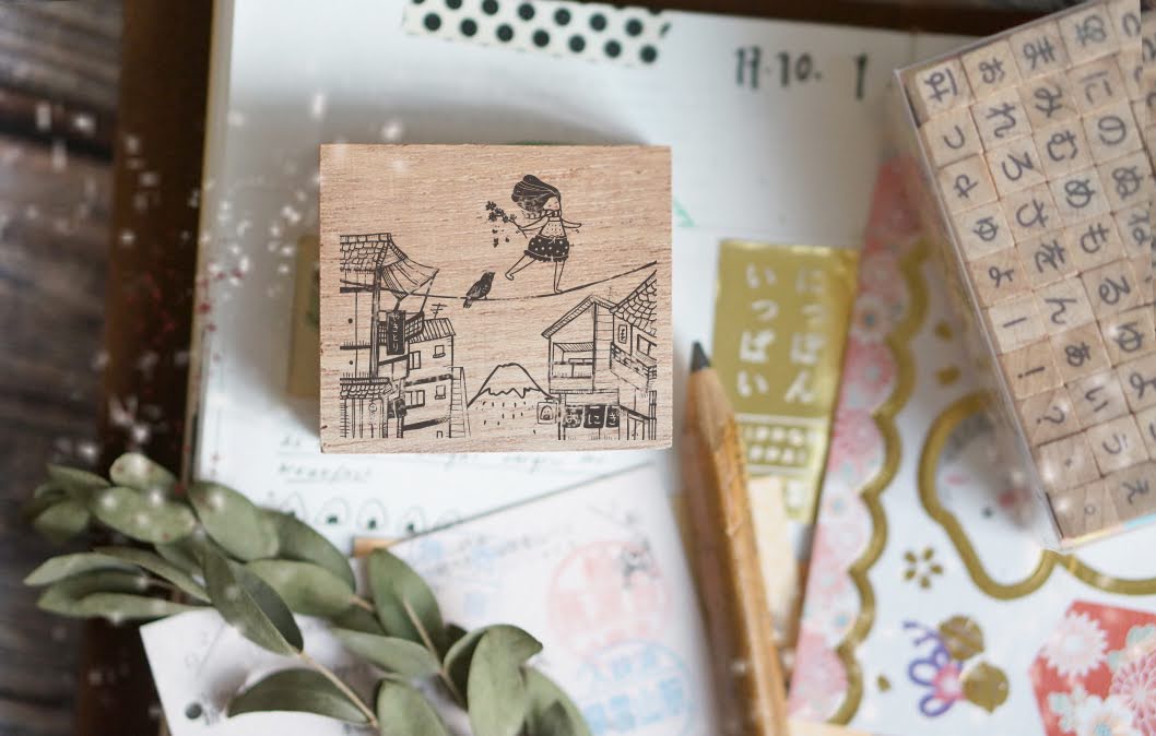 Black Milk Project Rubber Stamp - Tightrope BMP072