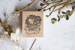 Black Milk Project Rubber Stamp BMP111 - Hugs & Flowers