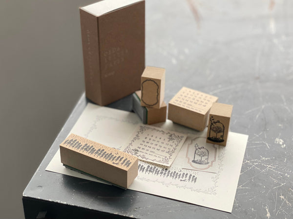OEDA Letterpress - Rubber Stamp Set - Journal