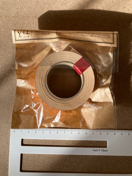 Classiky - Grid 30mm Kraft paper Tape (Red)